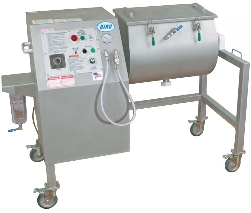 Biro Vacuum Marinating Tumbler with 100-lb Capacity and Stainless Steel Drums 1 Biro Vacuum Marinating Tumbler with 100-lb Capacity and Stainless Steel Drums